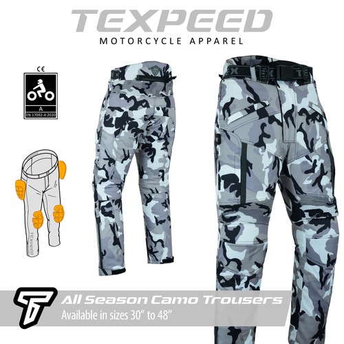 Pantalone moto corazzato - ce,